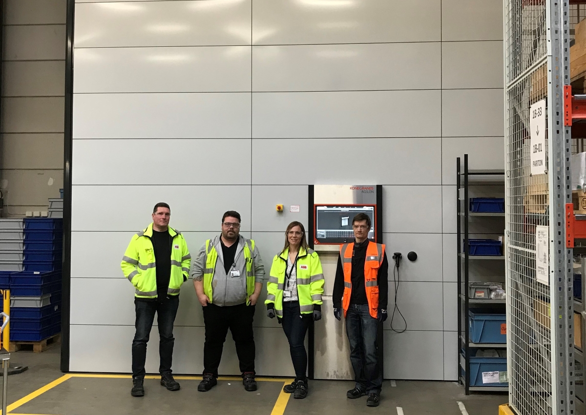 Four ABB Transport employees.
