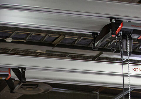 Konecranes aluminum workstation crane