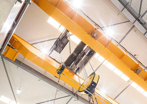 Konecranes open winch crane