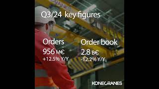 Konecranes Key Financial Figures Q32024