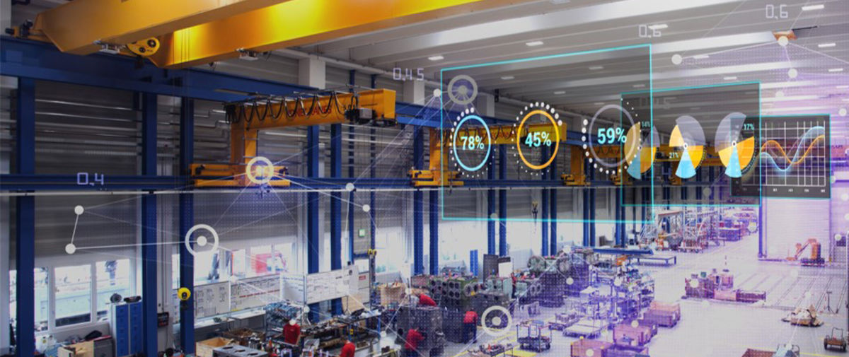 A view from factory using Konecranes cranes.